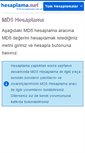 Mobile Screenshot of md5.hesaplama.net