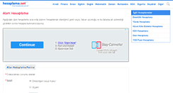 Desktop Screenshot of alan.hesaplama.net