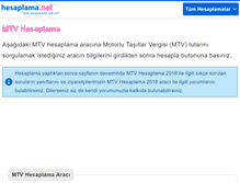 Tablet Screenshot of mtv.hesaplama.net