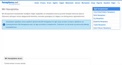 Desktop Screenshot of mil.hesaplama.net