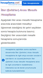 Mobile Screenshot of iller-arasi-mesafe.hesaplama.net