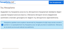 Tablet Screenshot of inc.hesaplama.net