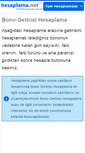 Mobile Screenshot of bono-getirisi.hesaplama.net