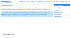 Desktop Screenshot of doviz.hesaplama.net