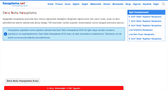 Desktop Screenshot of ders-notu.hesaplama.net