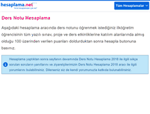 Tablet Screenshot of ders-notu.hesaplama.net