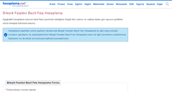 Desktop Screenshot of basit-faiz.hesaplama.net